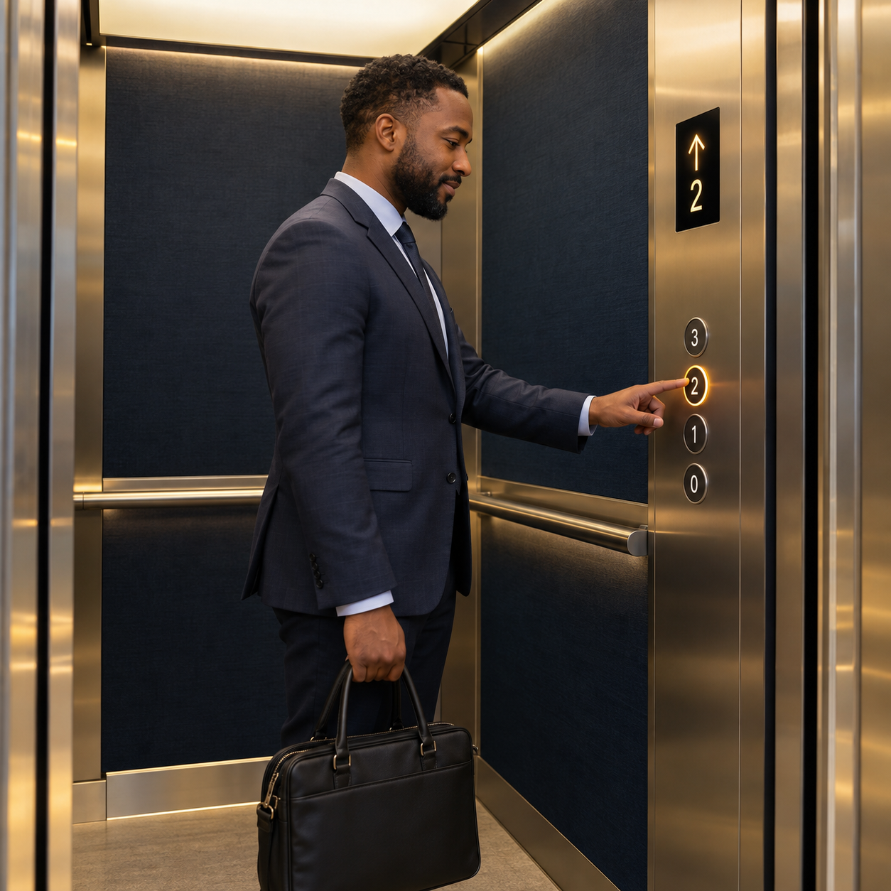 Take the stairs / lift to the [floor].